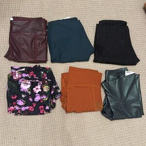6 Yoga Pants | individuals or by set | 3NWT 3NWOT